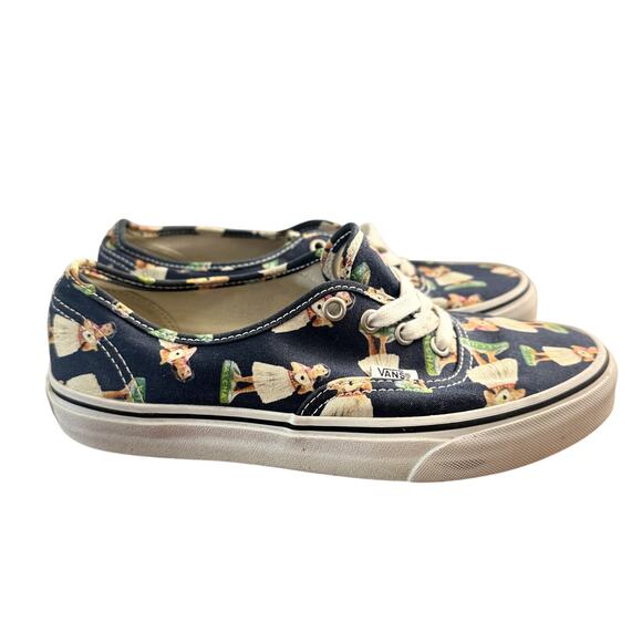 Vans Digi Hula Girl Print Black Parisian Night Shoes Mens 6 Women's 7.5 - Picture 2 of 5